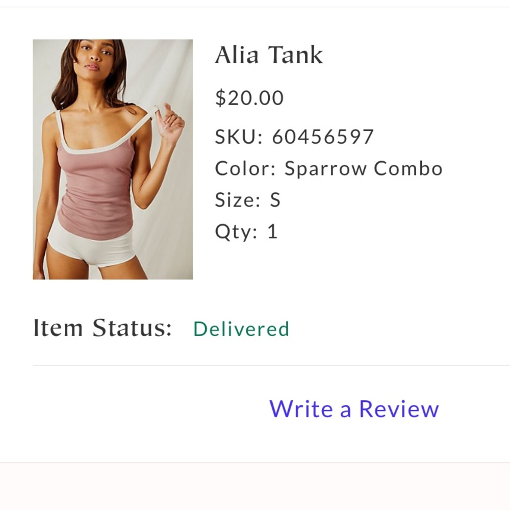 Free people Alia tank